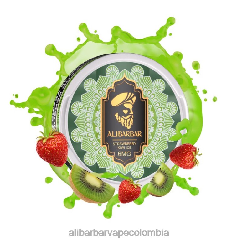 Alibarbar Nicotine Vape - Alibarbar bolsas de nicotina H0P0F91 hielo de fresa y kiwi
