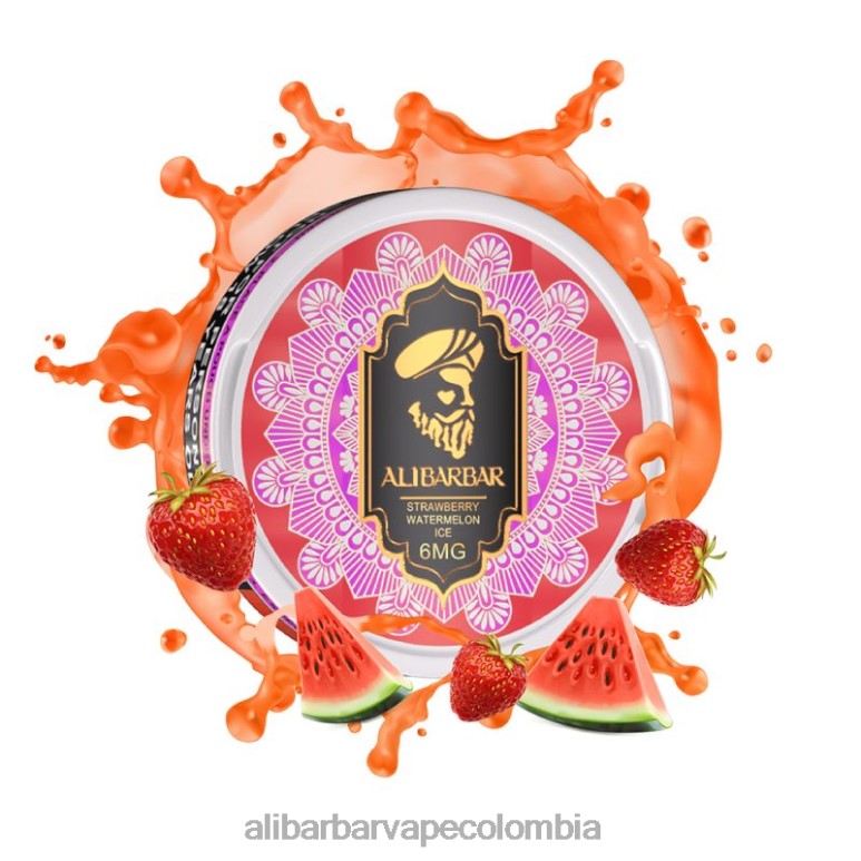 Alibarbar Vape Bogotá - Alibarbar bolsas de nicotina H0P0F93 hielo de sandia fresa