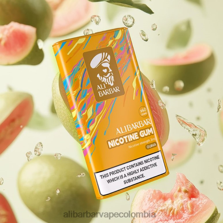 Alibarbar Vape Bogotá - Alibarbar chicle de nicotina H0P0F100 guayaba