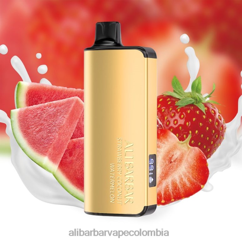 Alibarbar Vape Colombia - Alibarbar Ingot 20000 vaporizadores desechables H0P0F43 sandía coco fresa