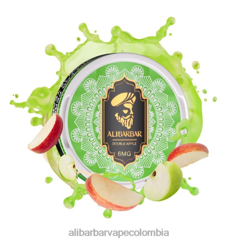 Alibarbar Vape Nicotine Content - Alibarbar bolsas de nicotina H0P0F96 manzana doble