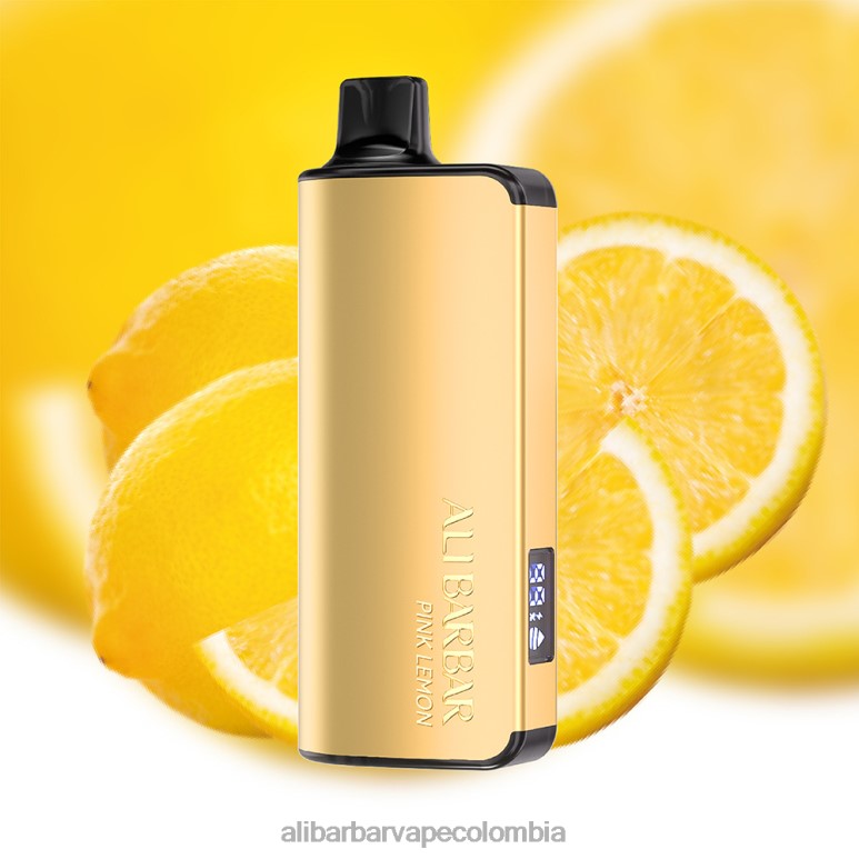 Alibarbar Vape Bogotá - Alibarbar Ingot 9000 vaporizadores desechables H0P0F23 limon rosa