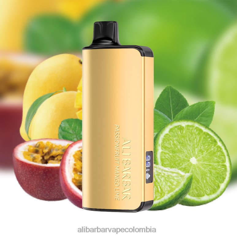 Alibarbar Vape Colombia - Alibarbar Ingot 9000 vaporizadores desechables H0P0F22 maracuyá mango lima
